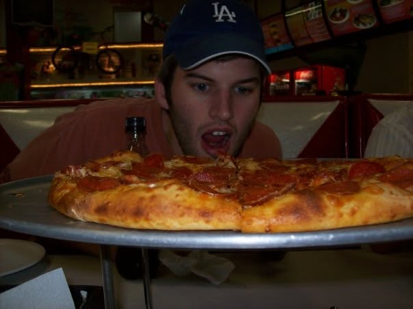 The pizza there wasn't half bad!